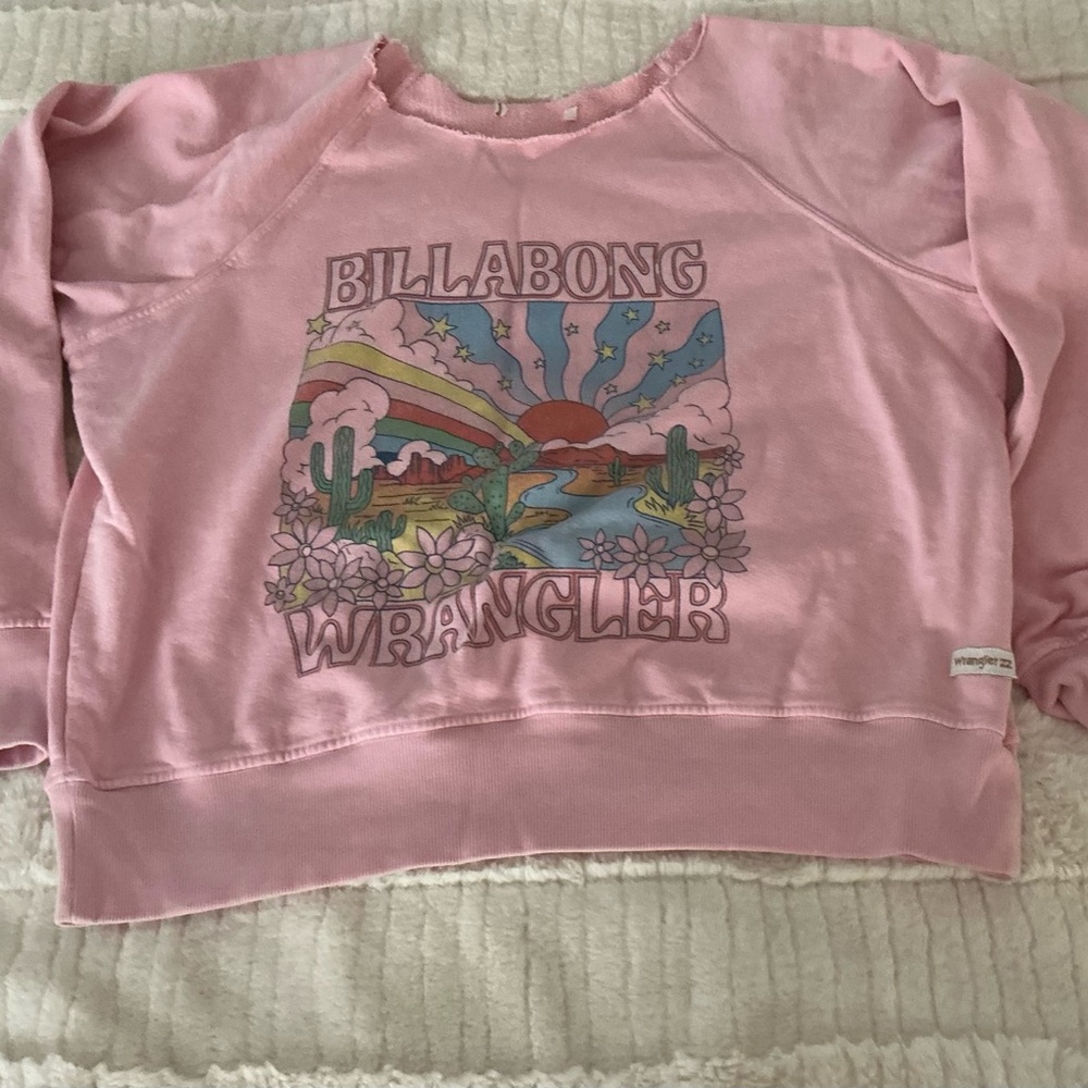 Billabong Pink Wrangler Sweatshirt